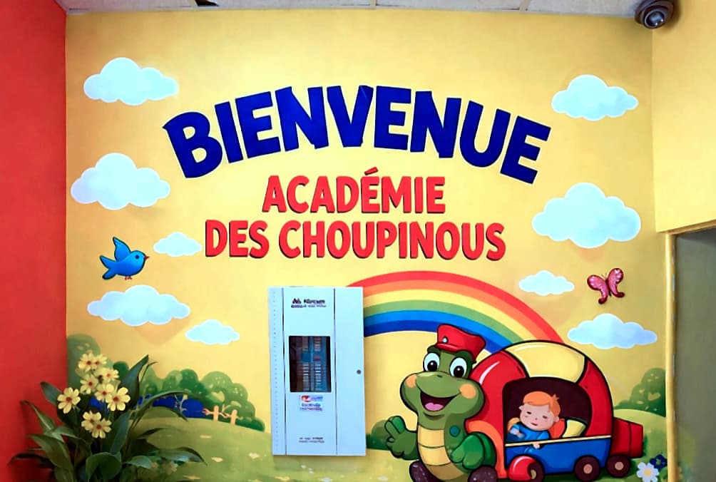 Mur de bienvenue